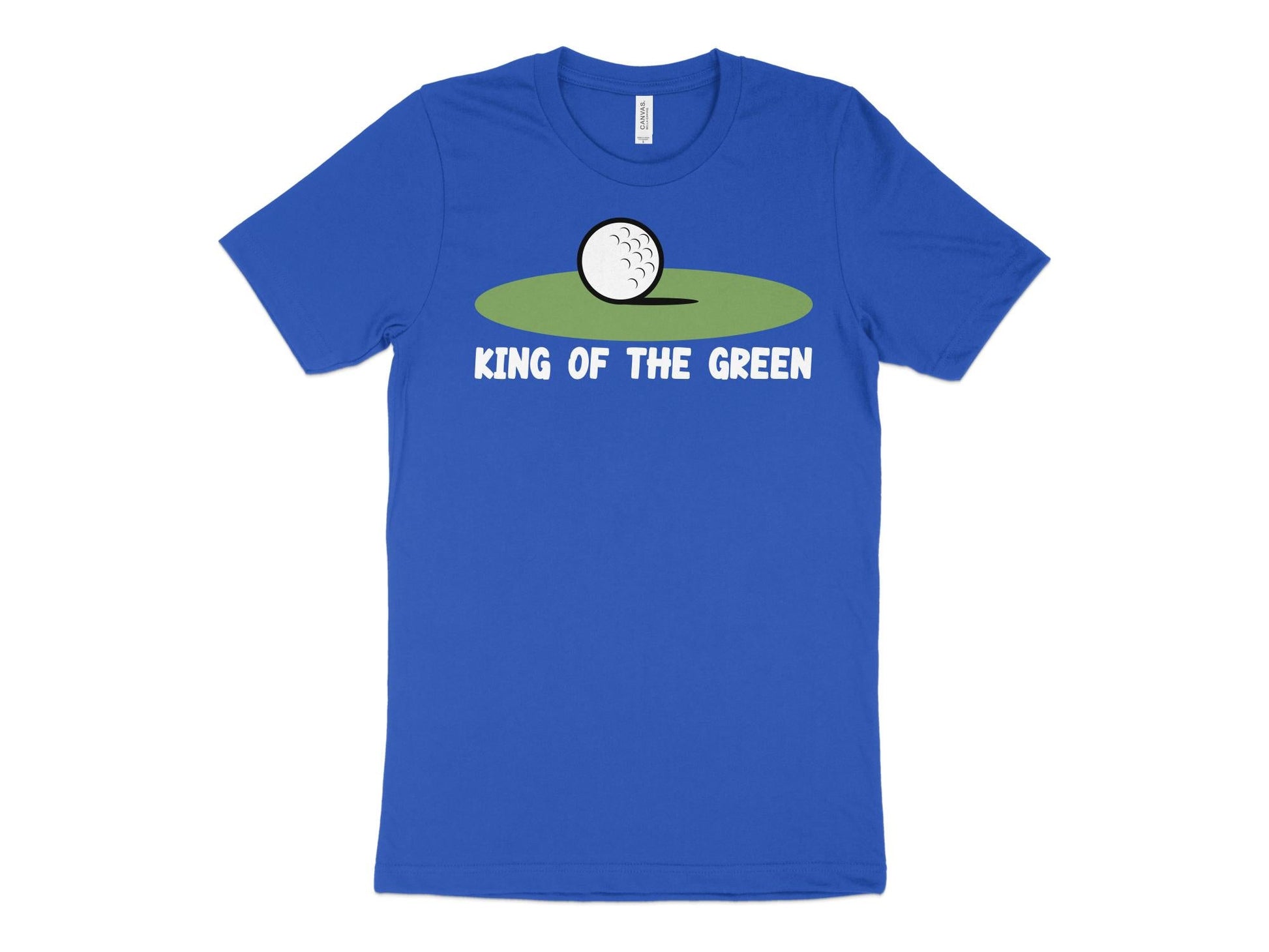 Funny Golfer Gifts  TShirt XS / True Royal King of the Green Golf T-Shirt