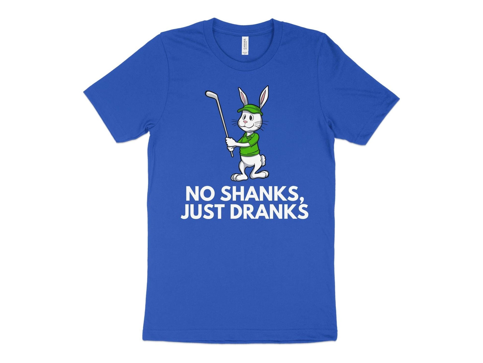 Funny Golfer Gifts  TShirt XS / True Royal No Shanks Just Dranks Golf T-Shirt