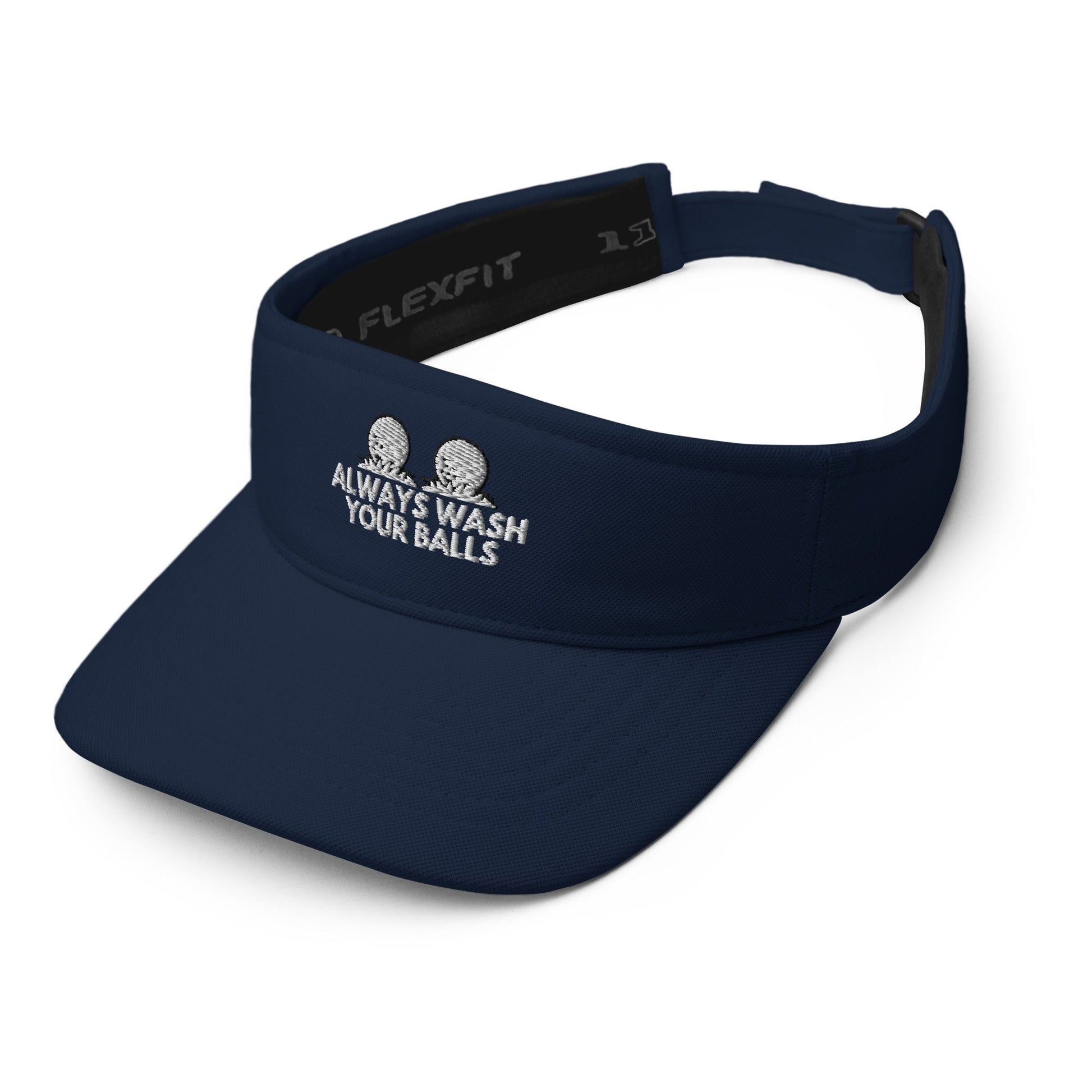 Funny Golfer Gifts  Visor Always Wash Your Balls Visor