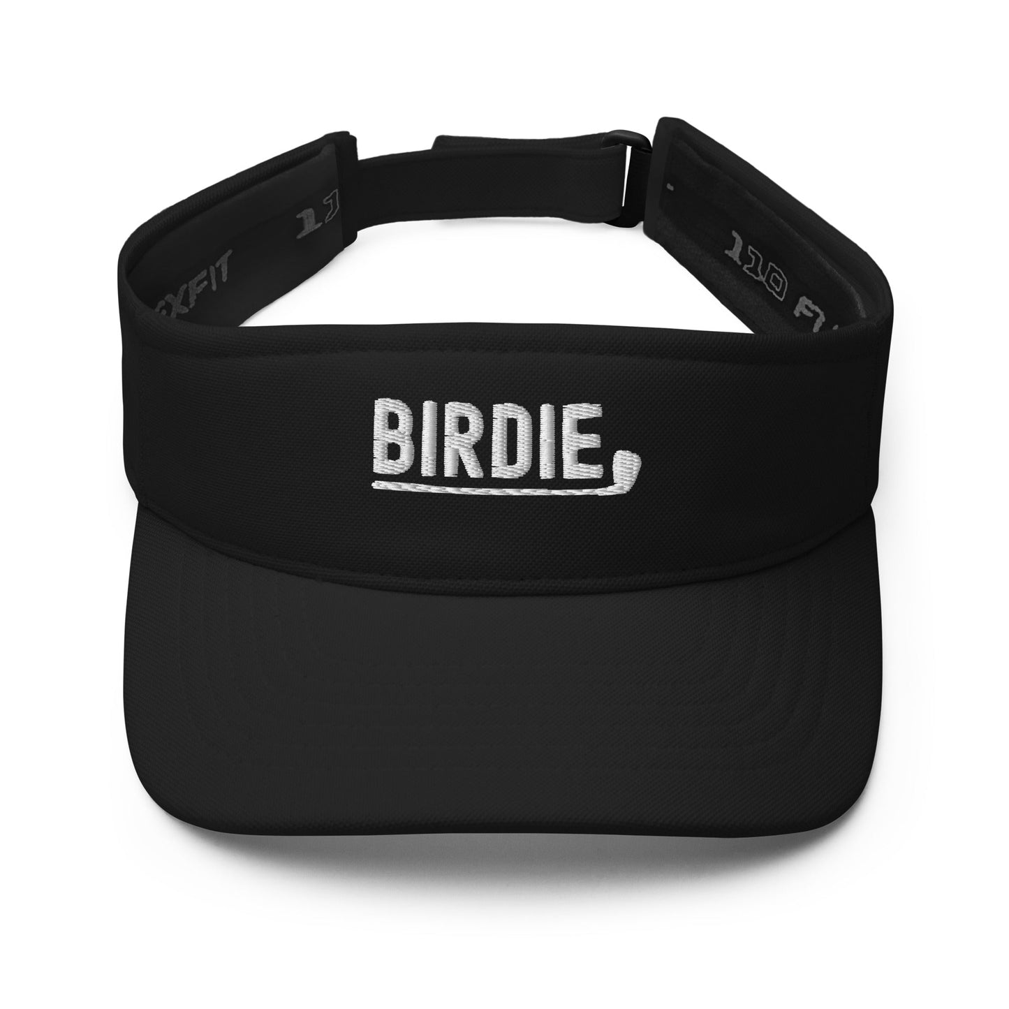 Funny Golfer Gifts  Visor Black Birdie Visor