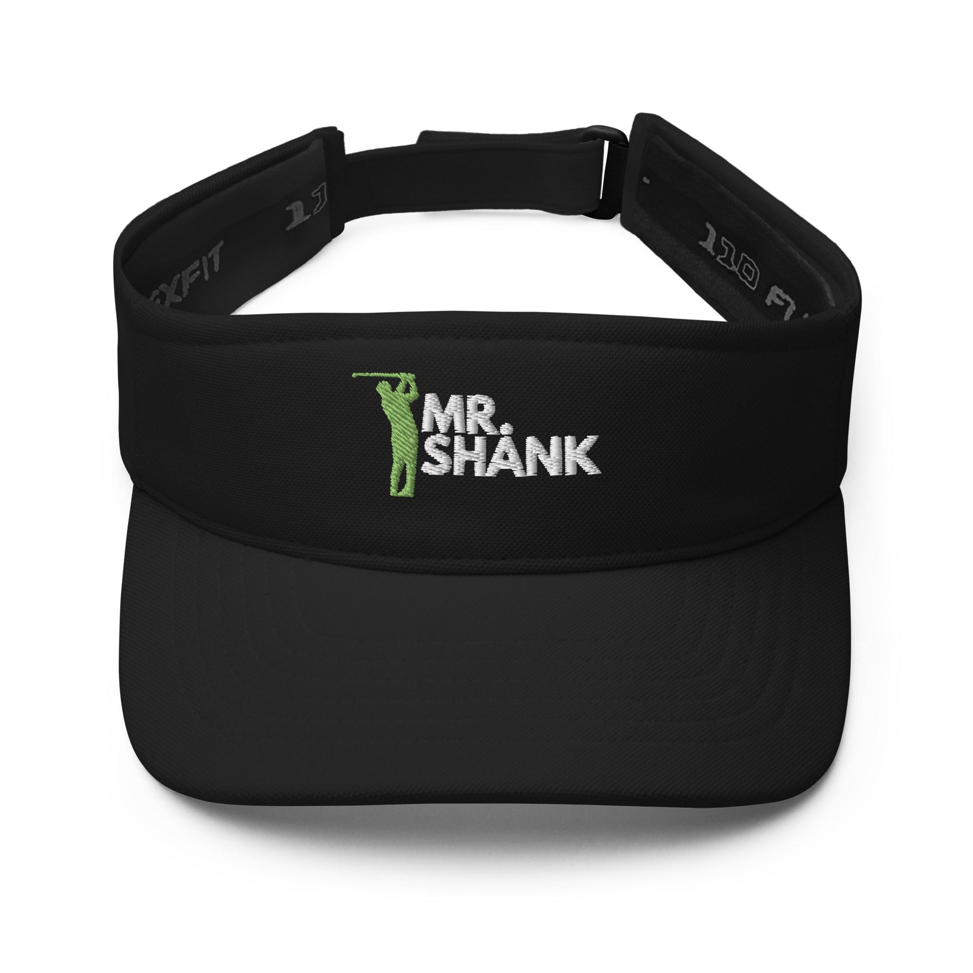 Funny Golfer Gifts  Visor Black Mr. Shank Visor