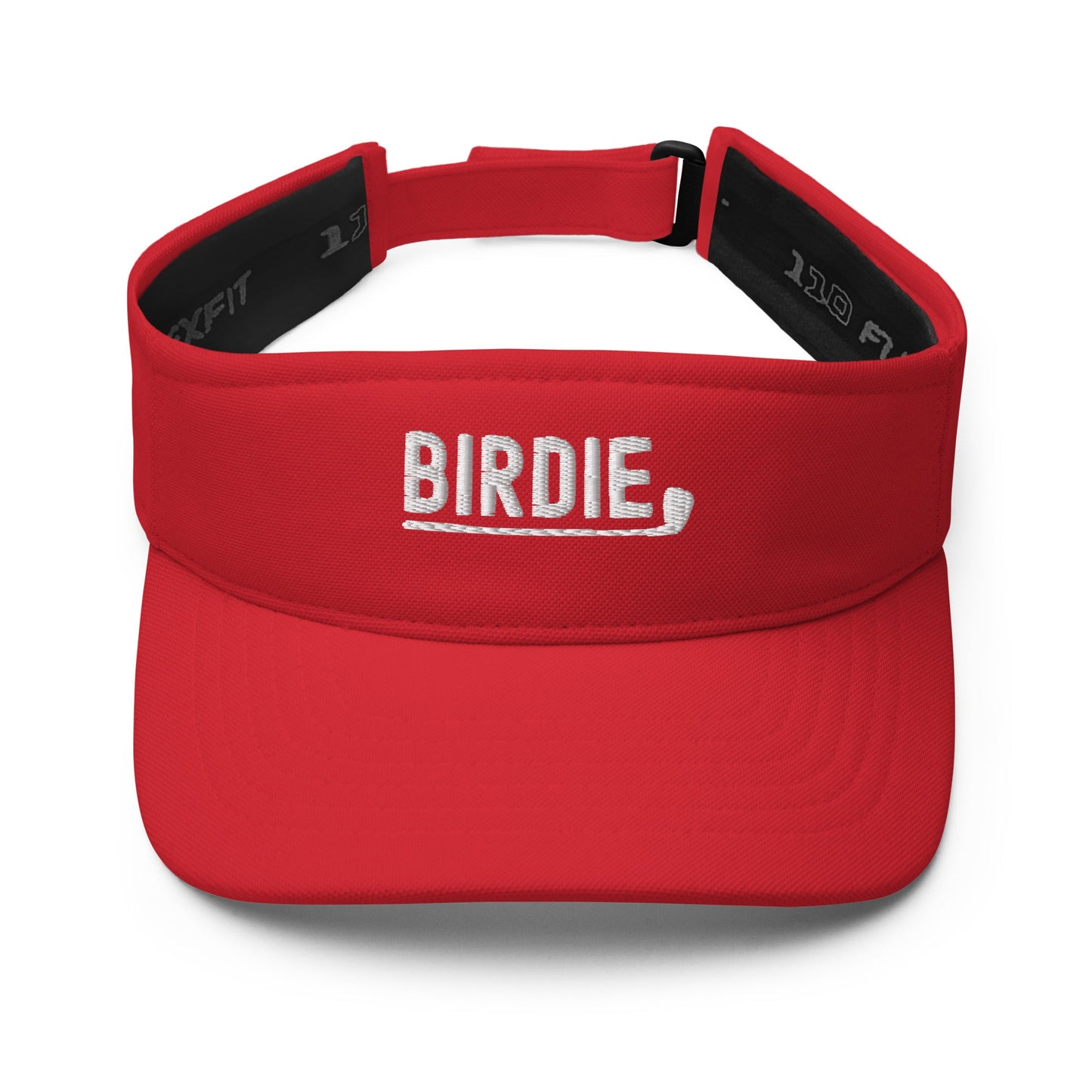 Funny Golfer Gifts  Visor Red Birdie Visor