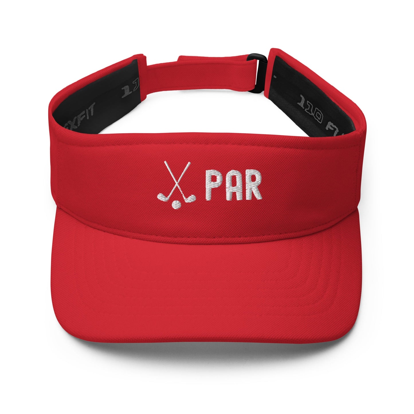 Funny Golfer Gifts  Visor Red Par Visor