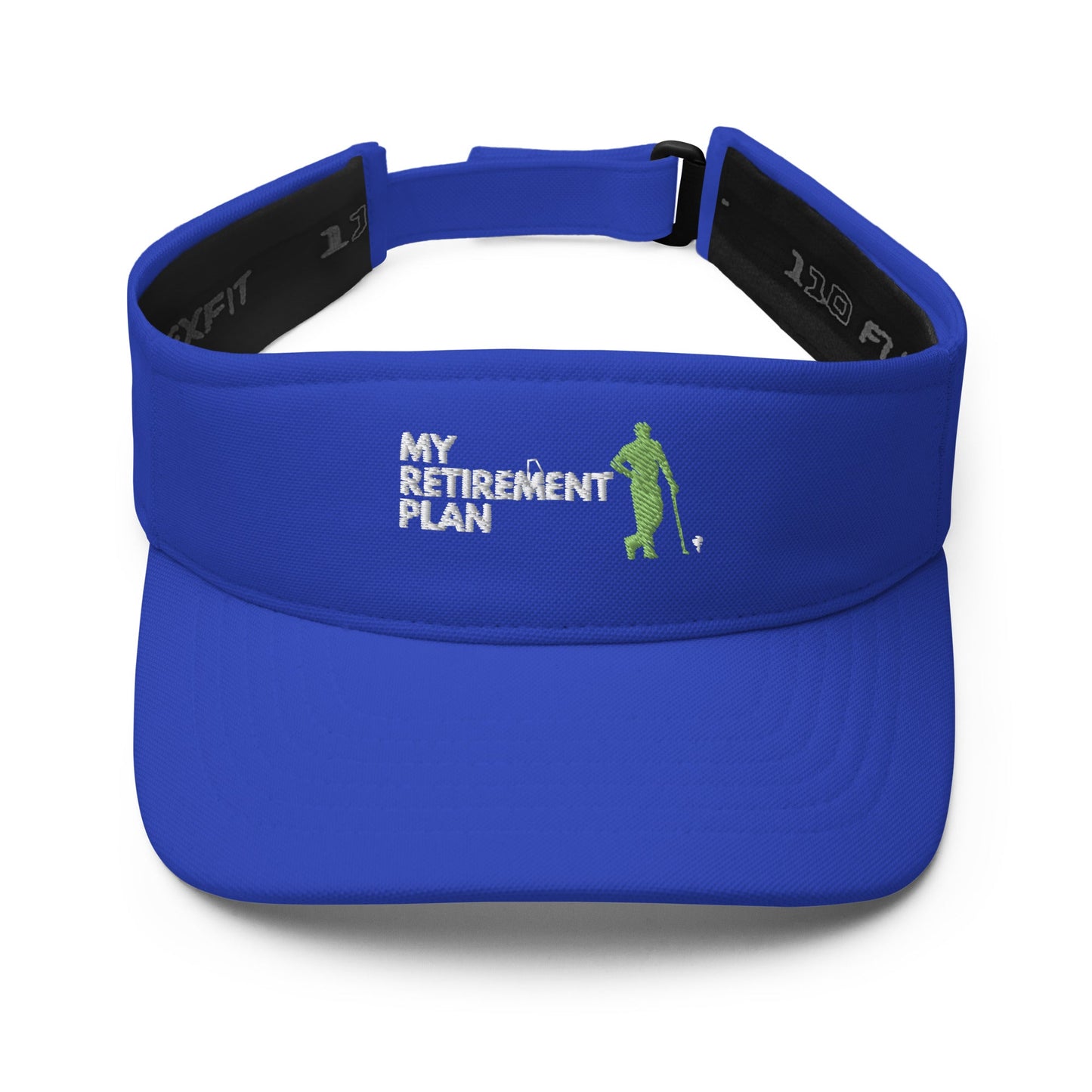 Funny Golfer Gifts  Visor Royal My Retirement Plan Golf Visor