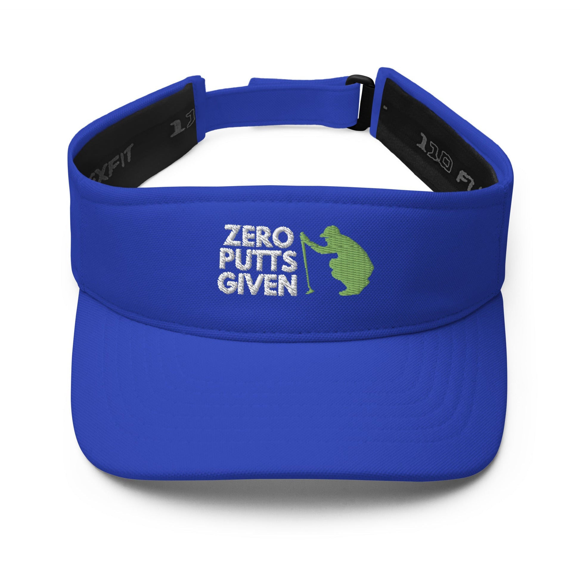 Funny Golfer Gifts  Visor Royal Zero Putts Given Visor