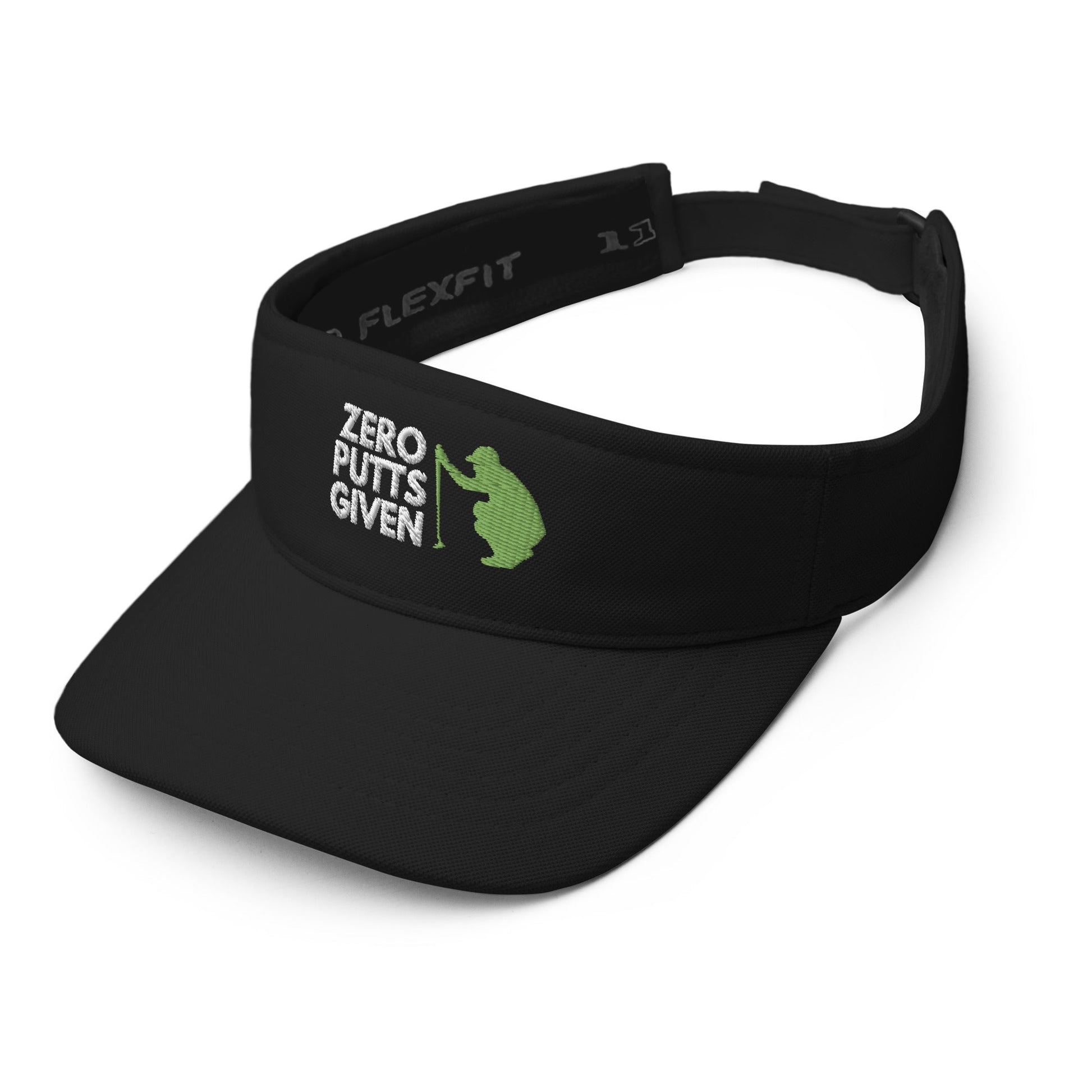 Funny Golfer Gifts Visor Zero Putts Given Visor