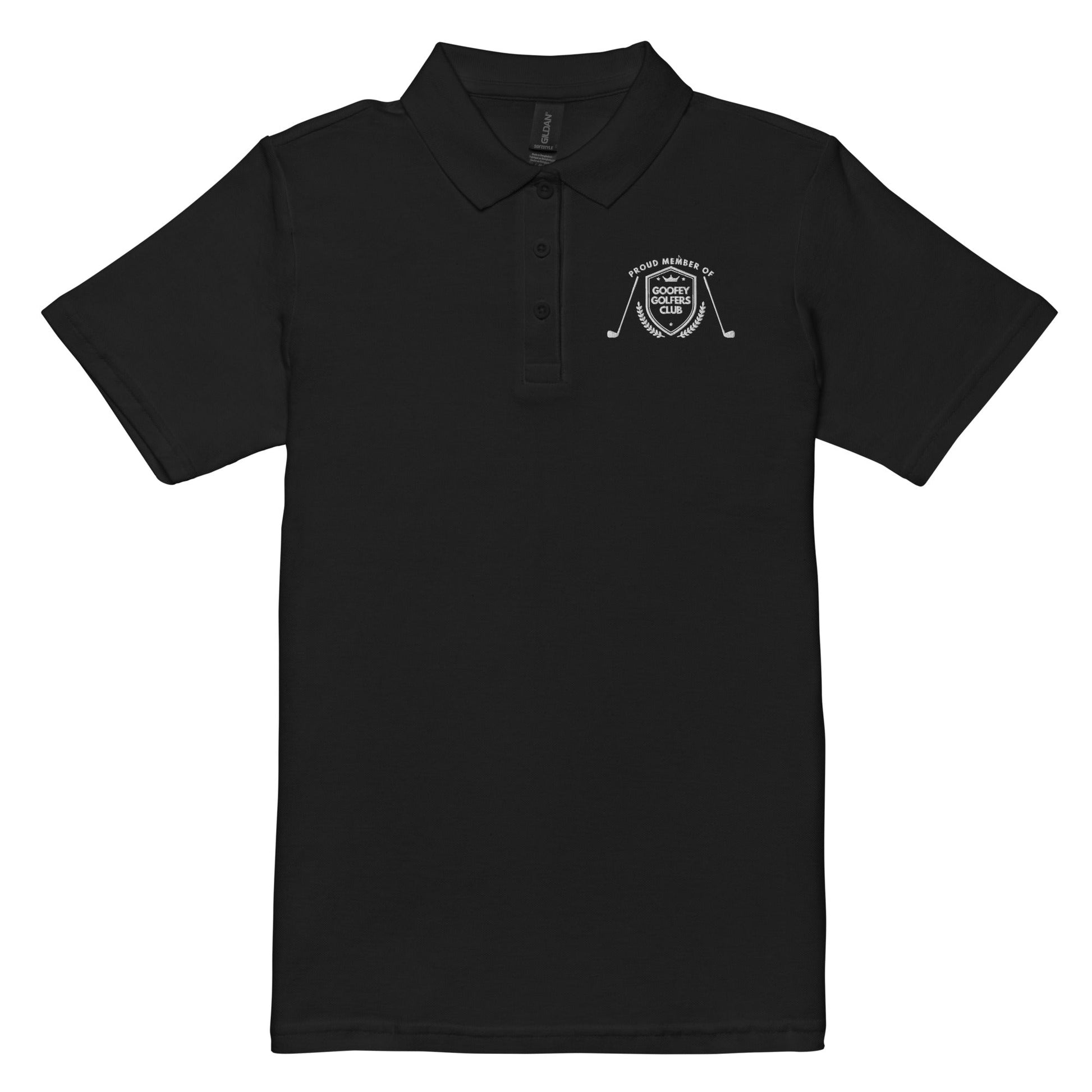 Funny Golfer Gifts  Womens Polo Black / S Proud Member of the Goofey Golfers Club Women’s Pique Polo Shirt