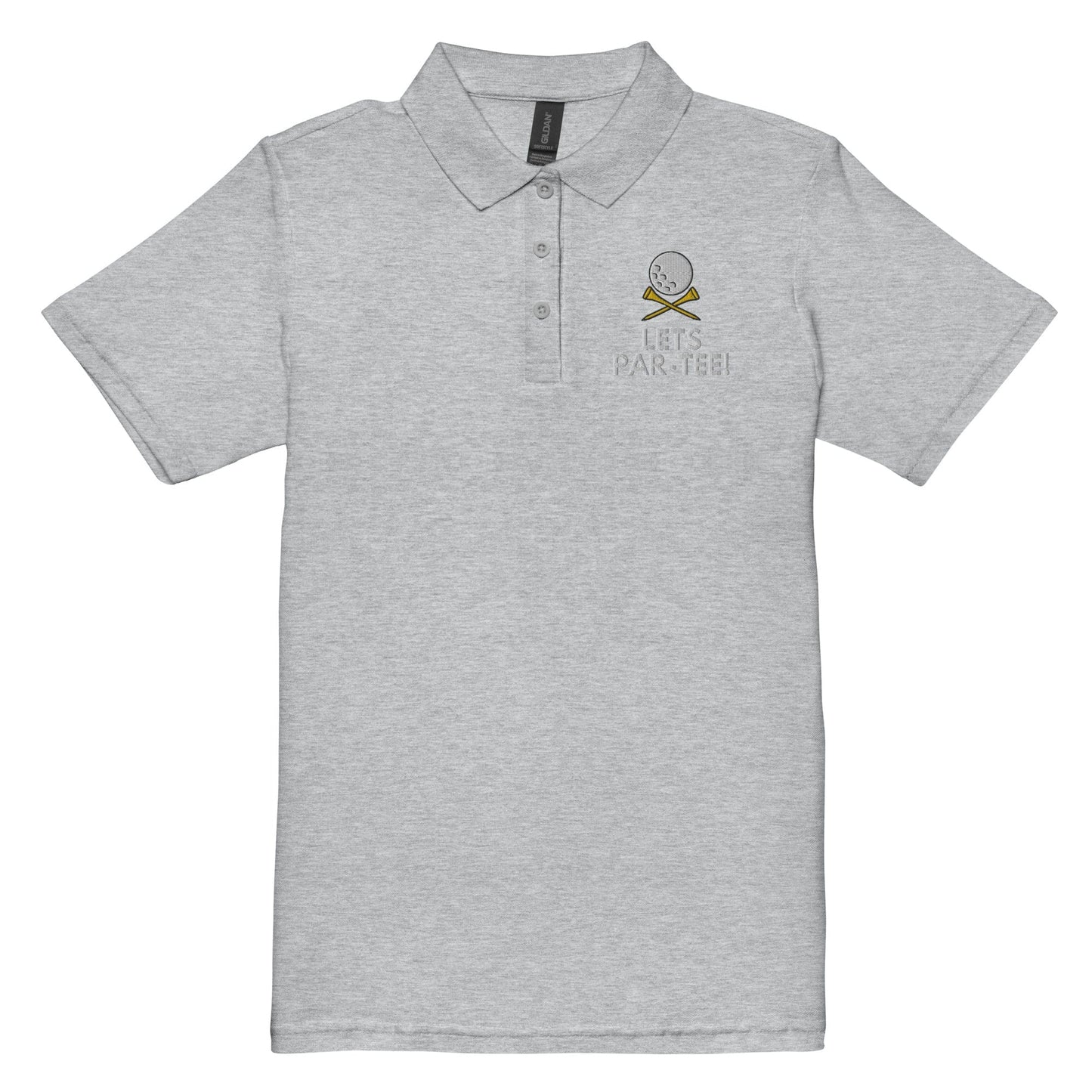 Funny Golfer Gifts  Womens Polo Sport Grey / S Lets Par-Tee Women’s Pique Polo Shirt