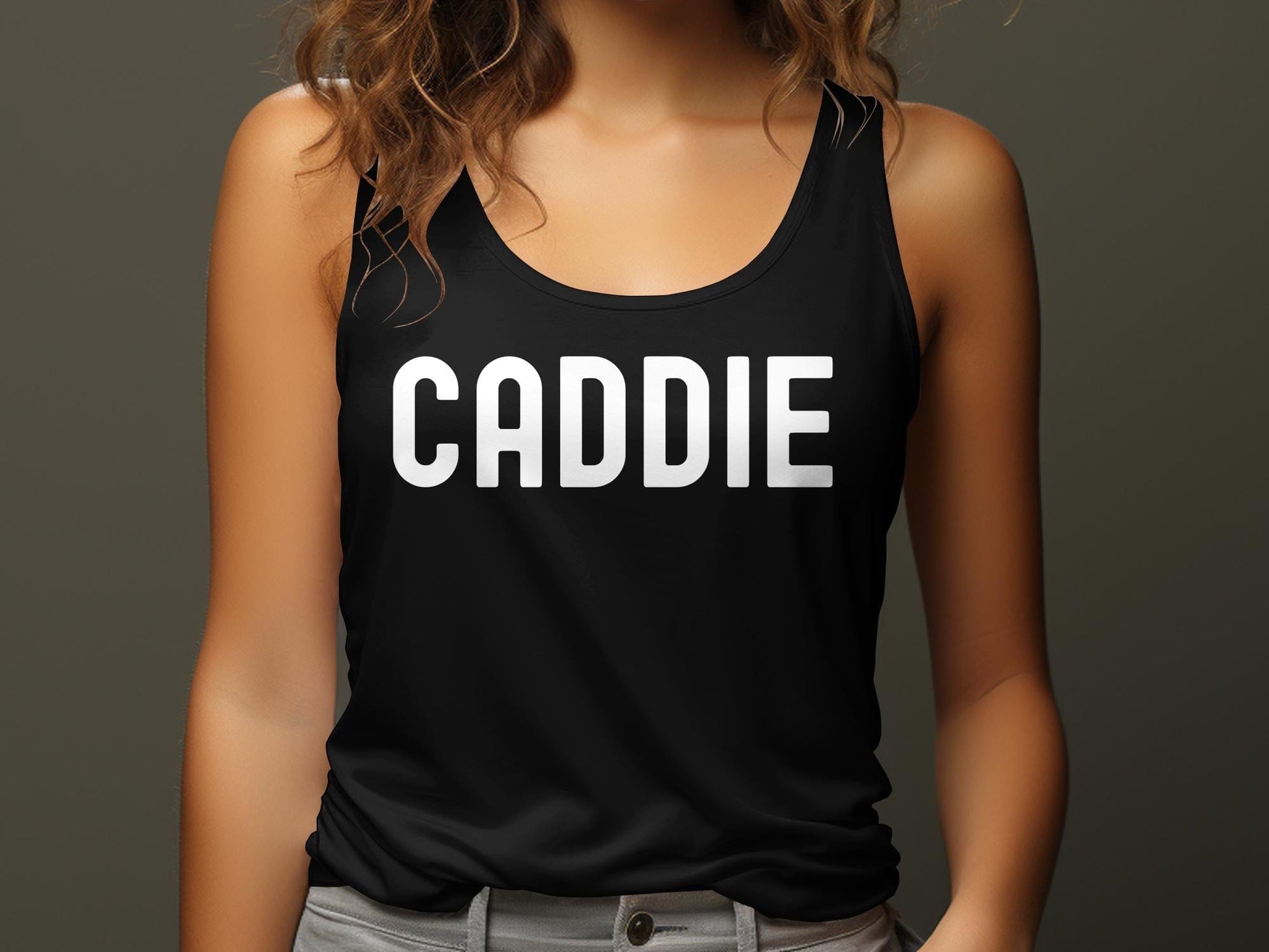 Funny Golfer Gifts  Womens Tank Top Caddie Golf Womans Tank Top
