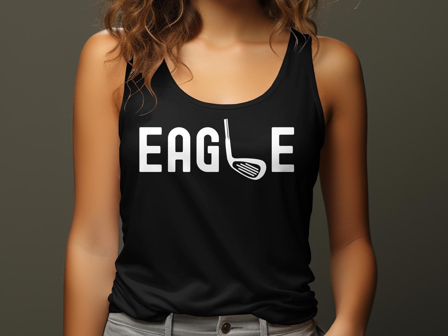 Funny Golfer Gifts  Womens Tank Top Eagle Golf Womans Tank Top