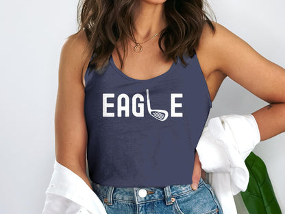 Funny Golfer Gifts  Womens Tank Top Eagle Golf Womans Tank Top