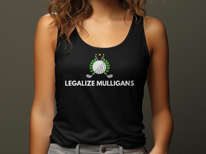 Funny Golfer Gifts  Womens Tank Top Legalize Mulligans Golf Womans Tank Top