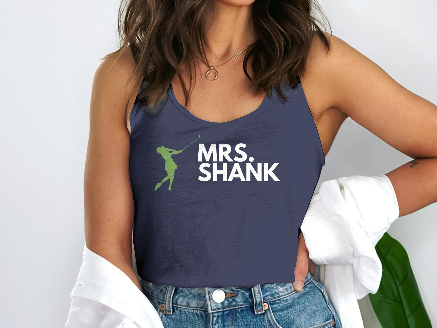 Funny Golfer Gifts  Womens Tank Top Mrs Shank Golf Womans Tank Top