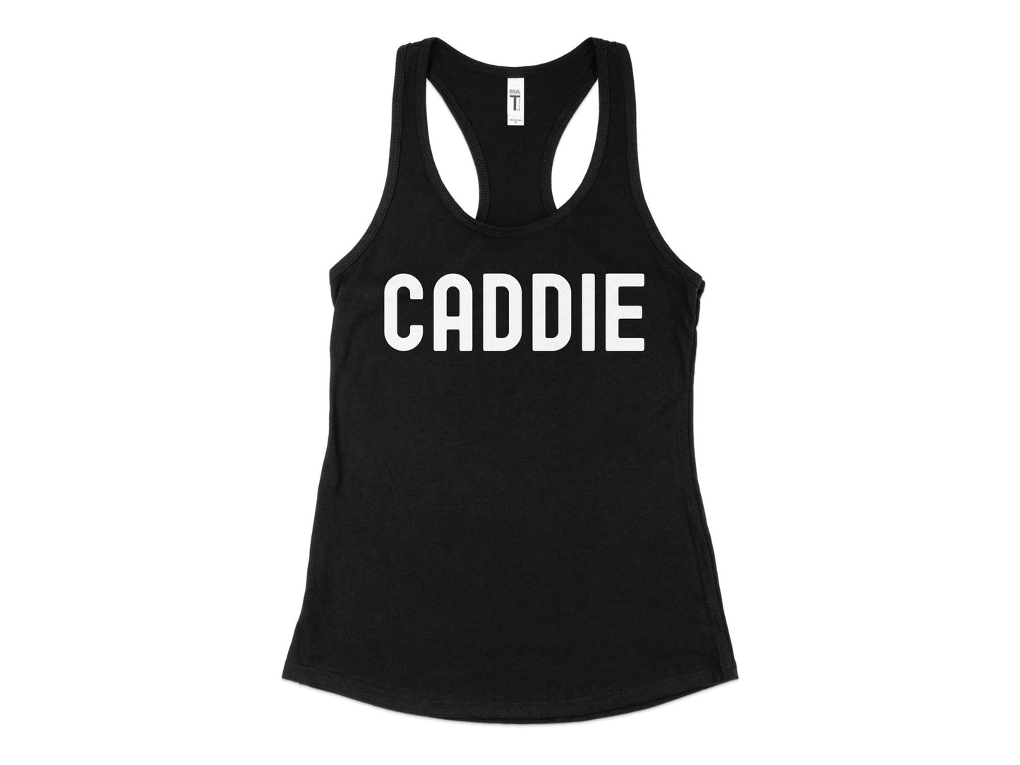 Funny Golfer Gifts  Womens Tank Top XS / Black Caddie Golf Womans Tank Top