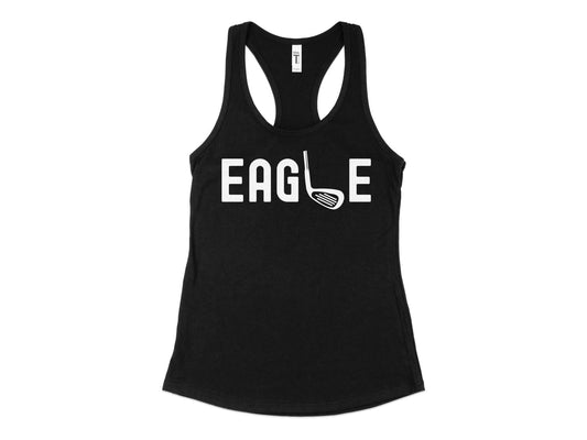 Funny Golfer Gifts  Womens Tank Top XS / Black Eagle Golf Womans Tank Top