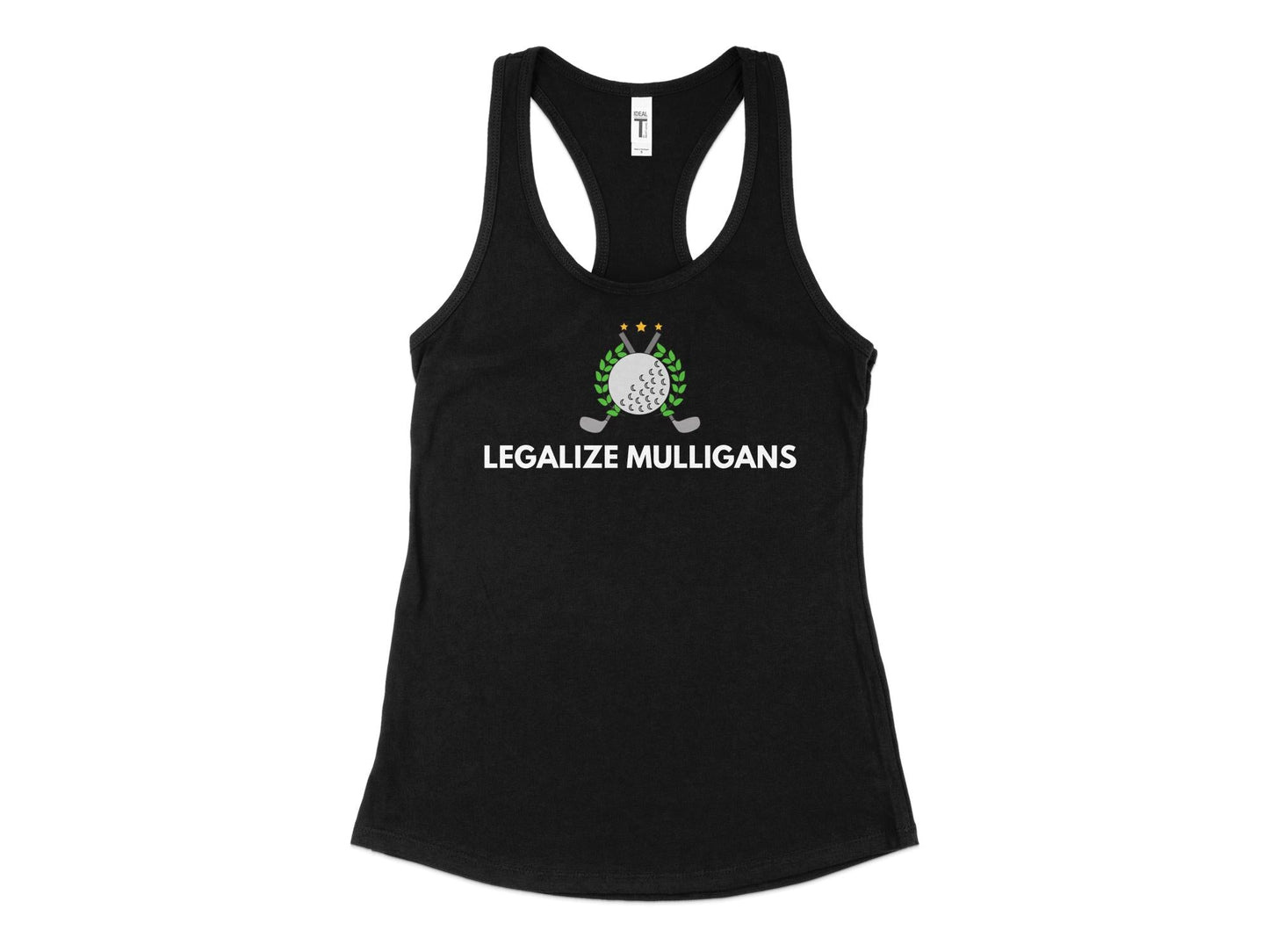 Funny Golfer Gifts  Womens Tank Top XS / Black Legalize Mulligans Golf Womans Tank Top