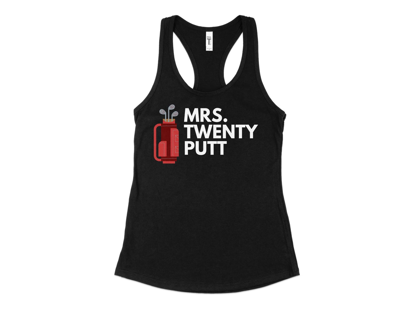 Funny Golfer Gifts  Womens Tank Top XS / Black Mrs Twenty Putt Golf Womans Tank Top