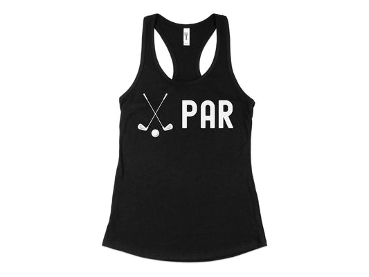 Funny Golfer Gifts  Womens Tank Top XS / Black Par Golf Womans Tank Top