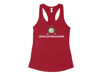 Funny Golfer Gifts  Womens Tank Top XS / Cardinal Legalize Mulligans Golf Womans Tank Top