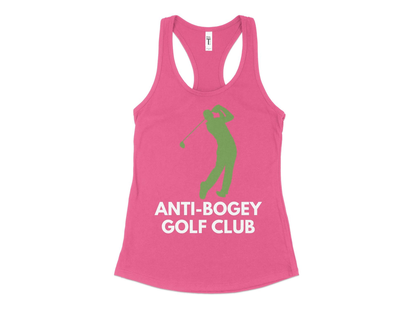 Funny Golfer Gifts  Womens Tank Top XS / Hot Pink Anti-Bogey Golf Club Golf Womans Tank Top