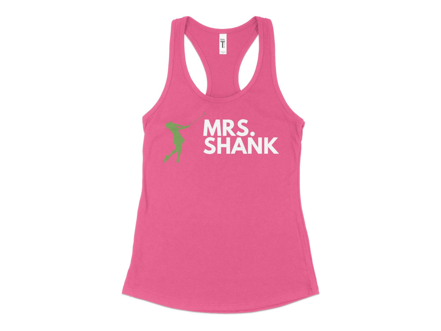 Funny Golfer Gifts  Womens Tank Top XS / Hot Pink Mrs Shank Golf Womans Tank Top