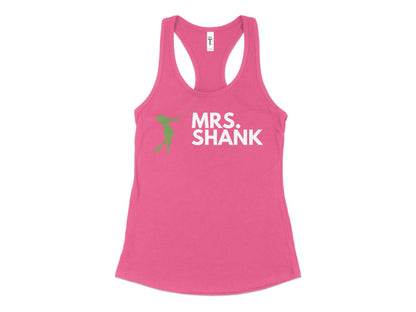 Funny Golfer Gifts  Womens Tank Top XS / Hot Pink Mrs Shank Golf Womans Tank Top