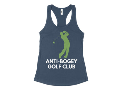 Funny Golfer Gifts  Womens Tank Top XS / Indigo Anti-Bogey Golf Club Golf Womans Tank Top