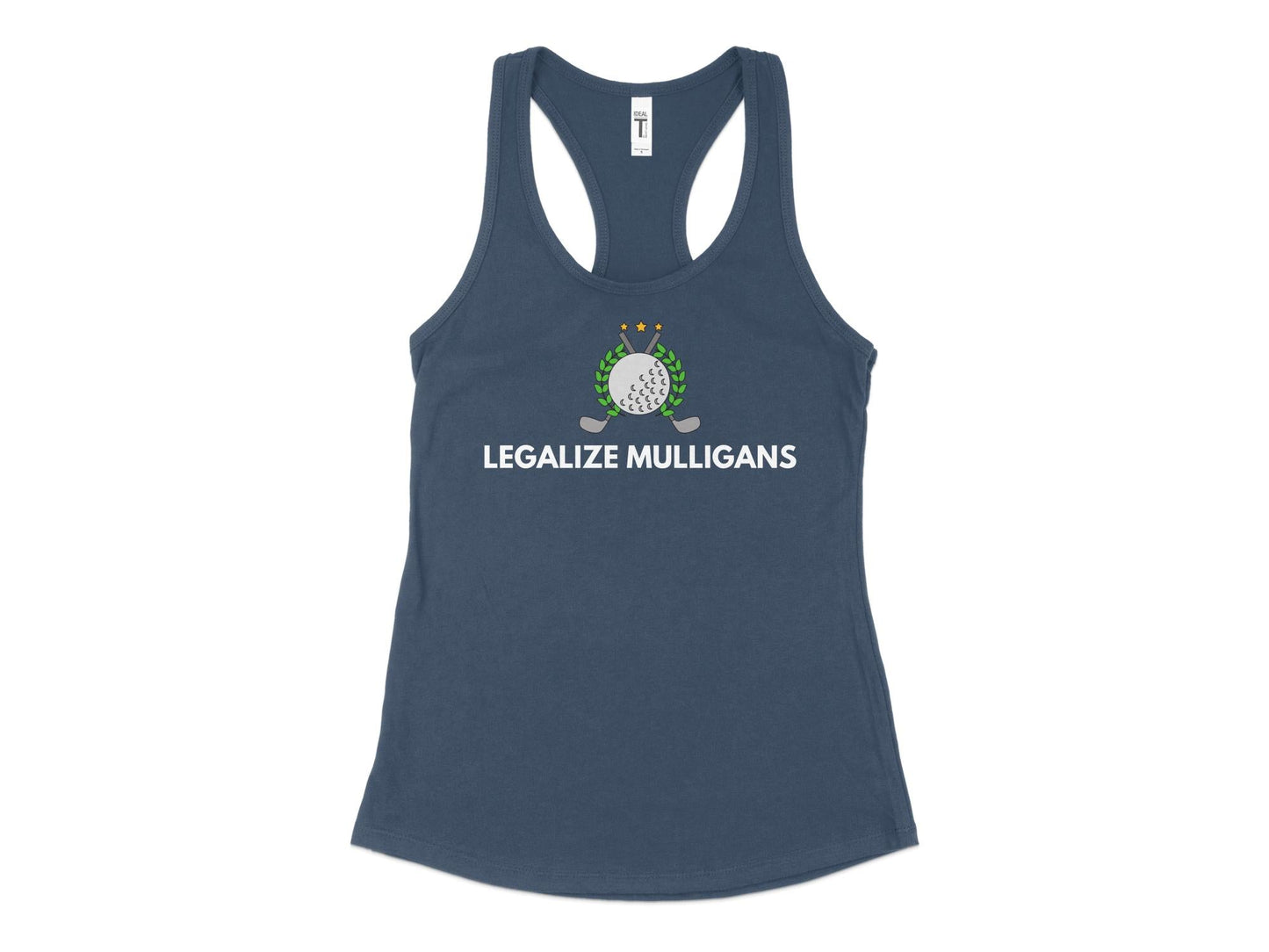 Funny Golfer Gifts  Womens Tank Top XS / Indigo Legalize Mulligans Golf Womans Tank Top