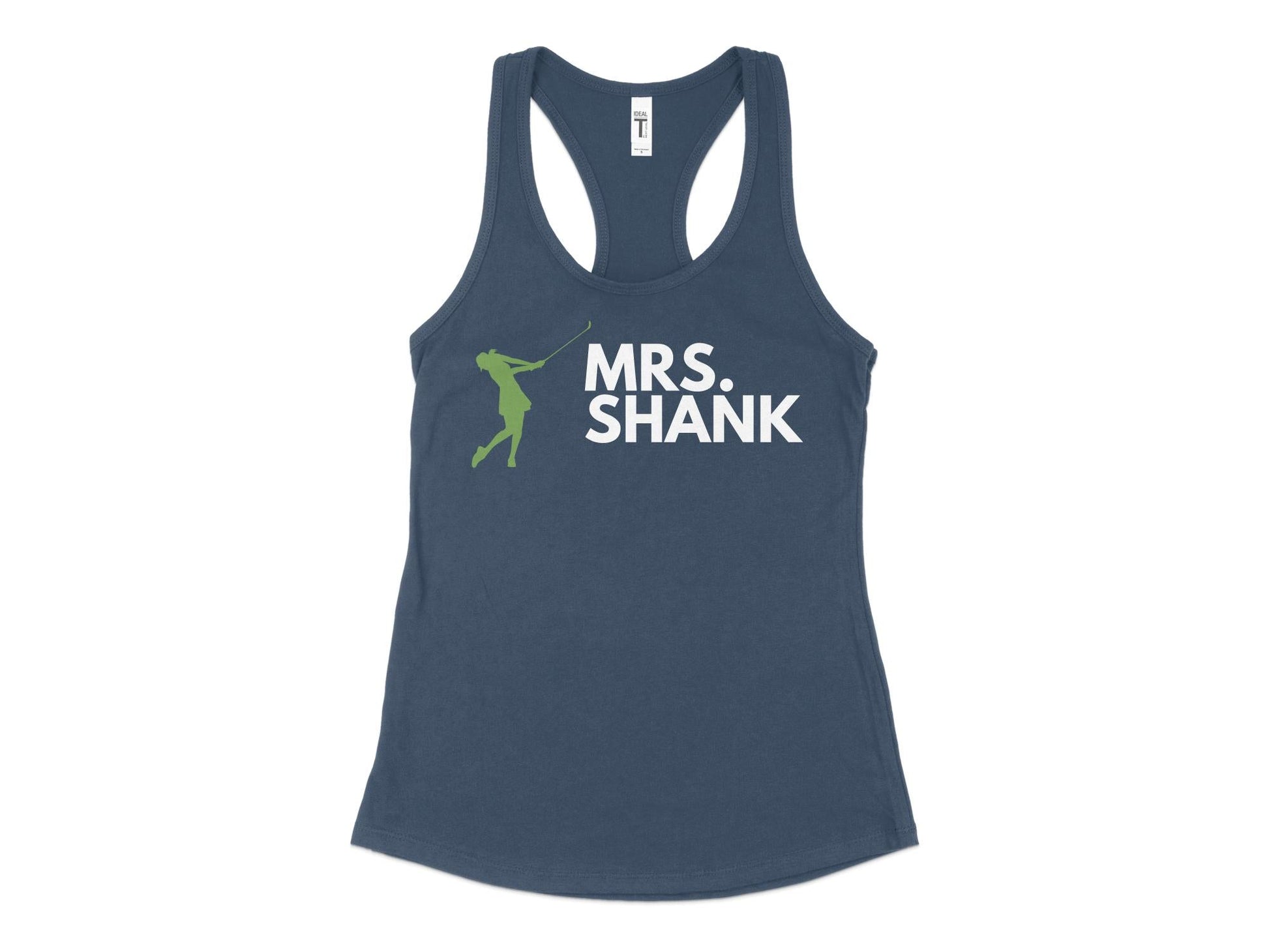 Funny Golfer Gifts  Womens Tank Top XS / Indigo Mrs Shank Golf Womans Tank Top