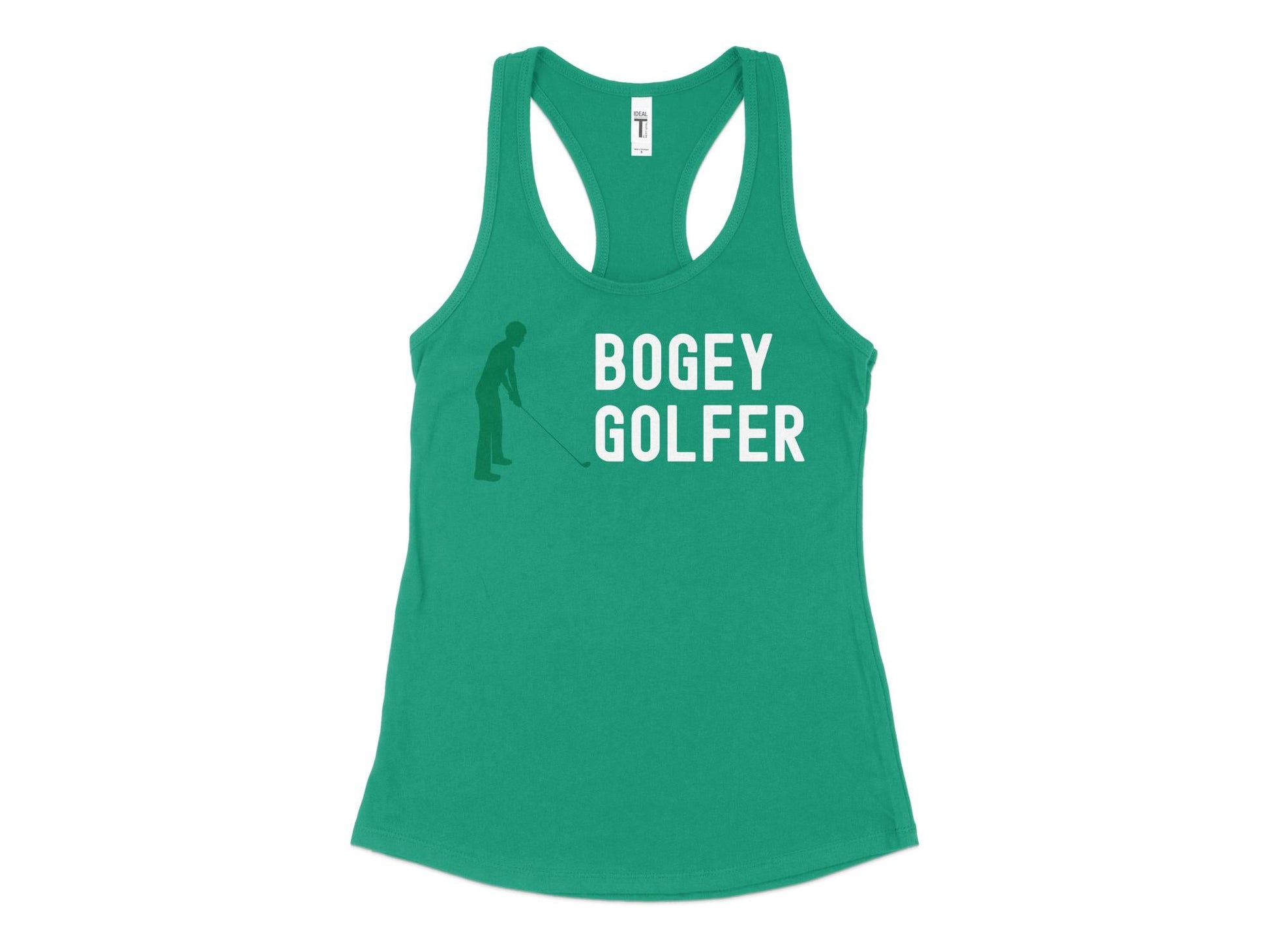 Funny Golfer Gifts  Womens Tank Top XS / Kelly Green Bogey Golfer Golf Womans Tank Top
