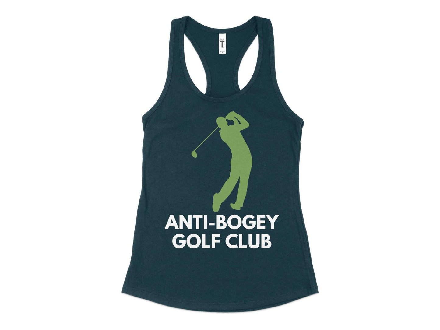 Funny Golfer Gifts  Womens Tank Top XS / Midnight Navy Anti-Bogey Golf Club Golf Womans Tank Top