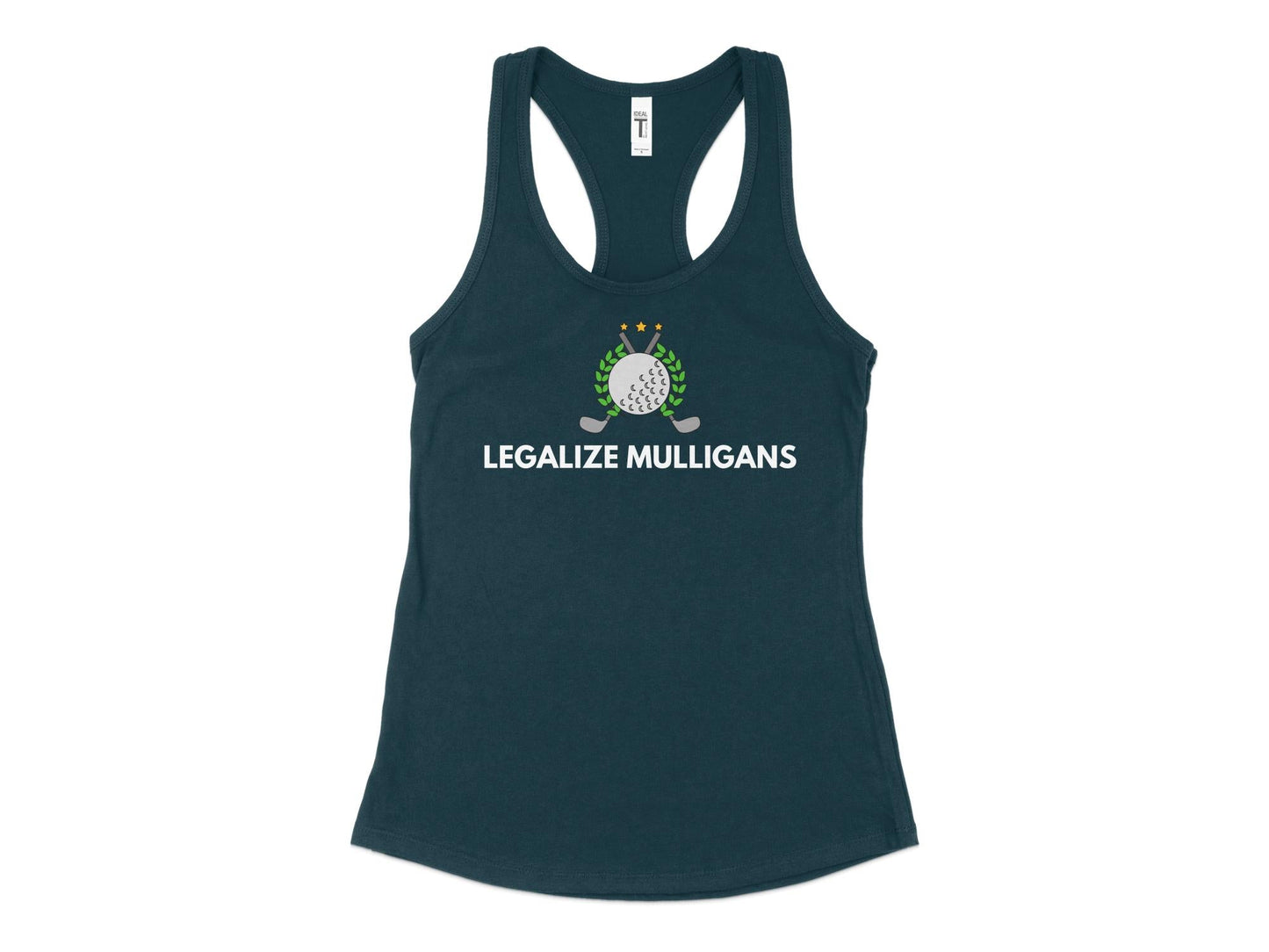 Funny Golfer Gifts  Womens Tank Top XS / Midnight Navy Legalize Mulligans Golf Womans Tank Top