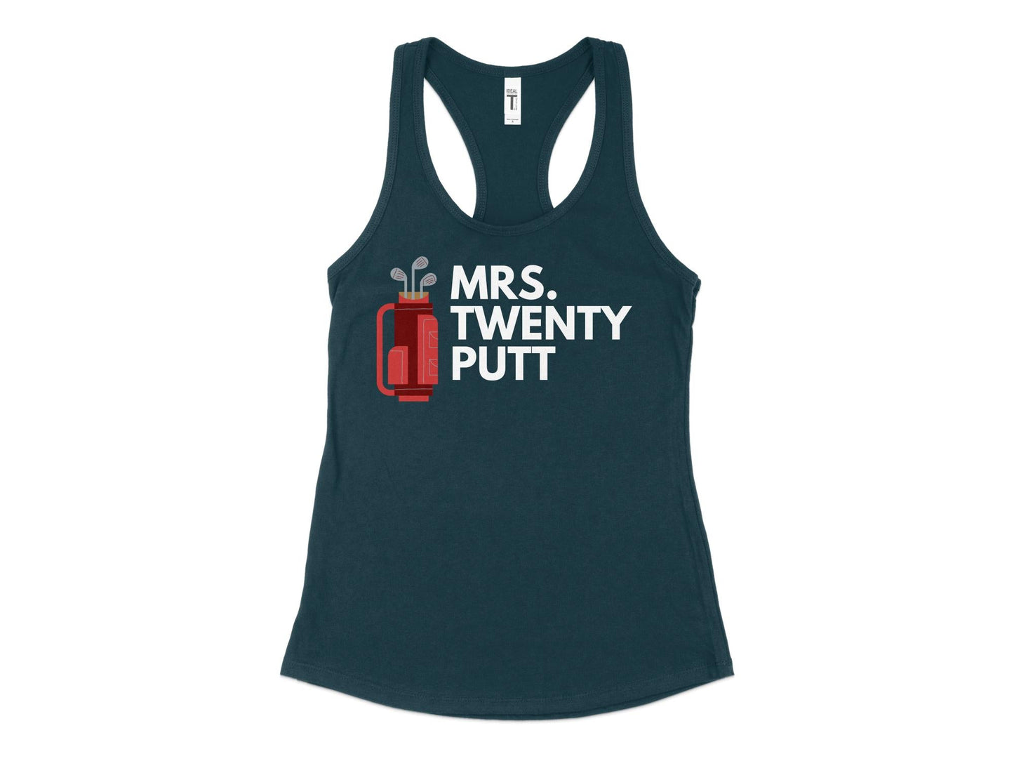 Funny Golfer Gifts  Womens Tank Top XS / Midnight Navy Mrs Twenty Putt Golf Womans Tank Top