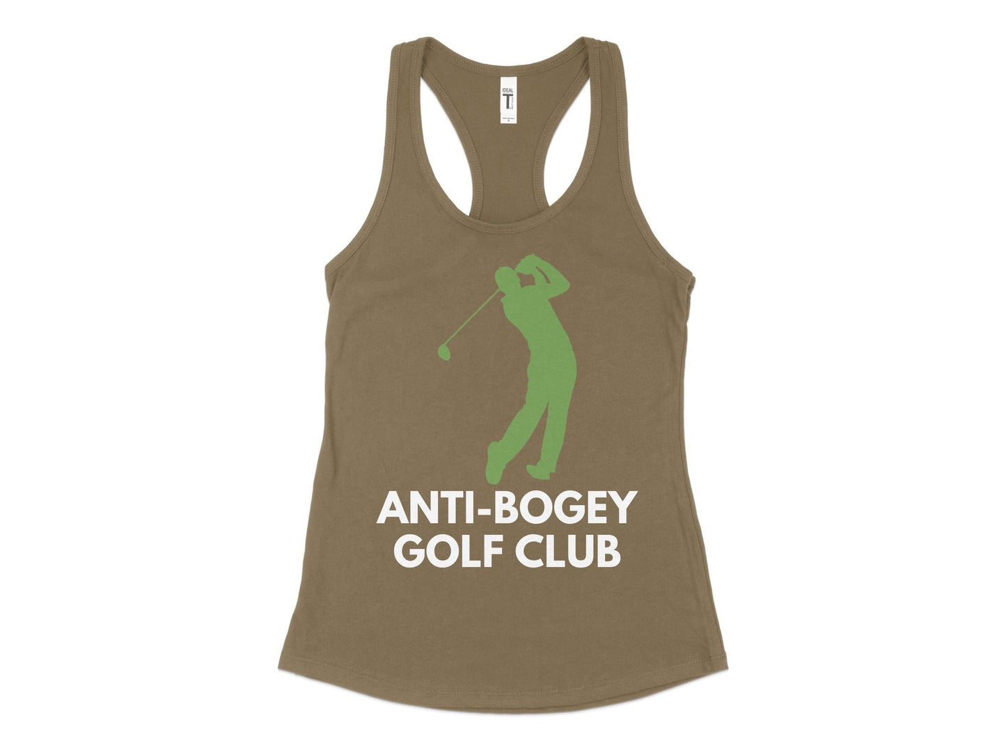 Funny Golfer Gifts  Womens Tank Top XS / Military Green Anti-Bogey Golf Club Golf Womans Tank Top