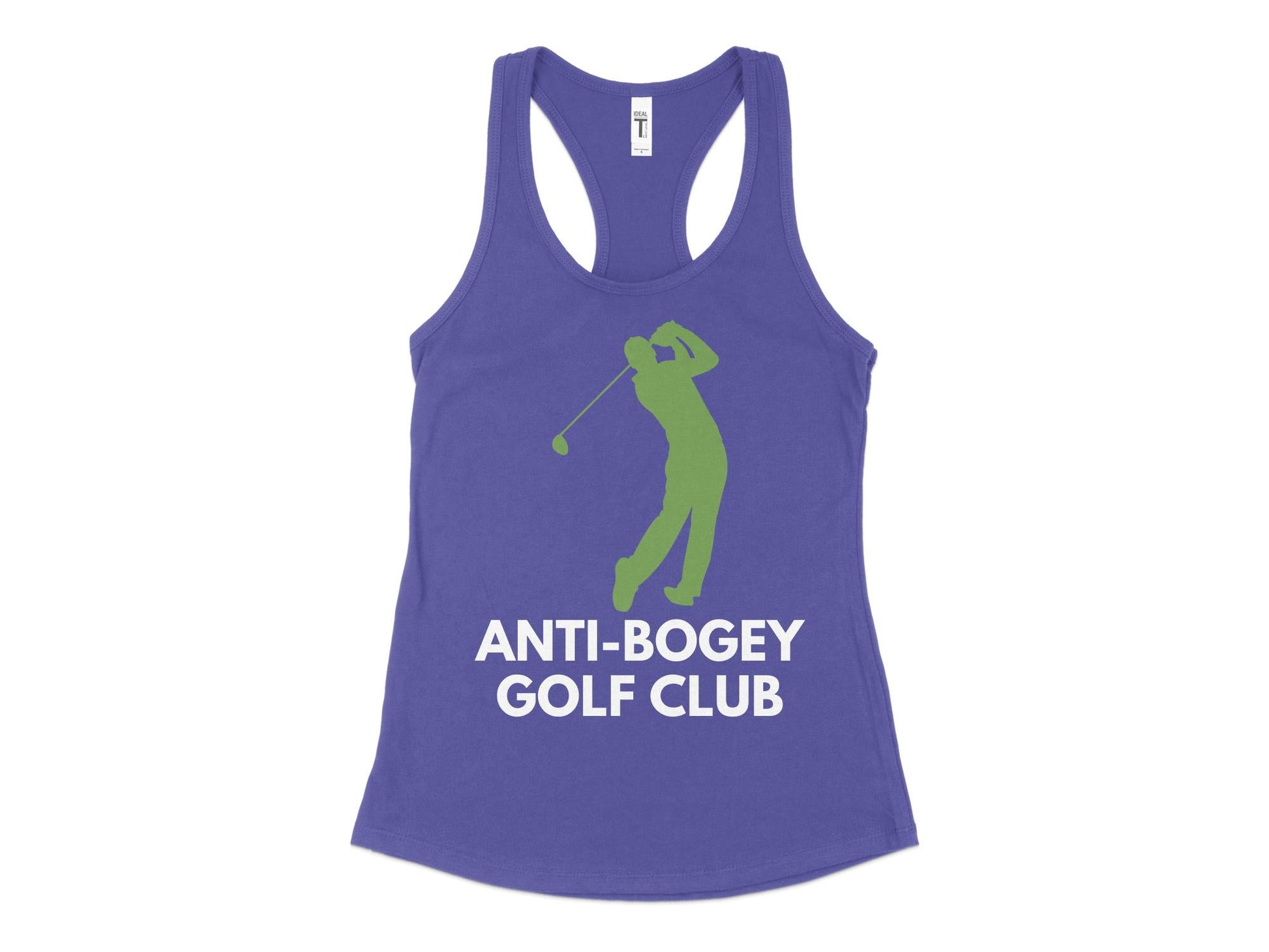Funny Golfer Gifts  Womens Tank Top XS / Purple Rush Anti-Bogey Golf Club Golf Womans Tank Top