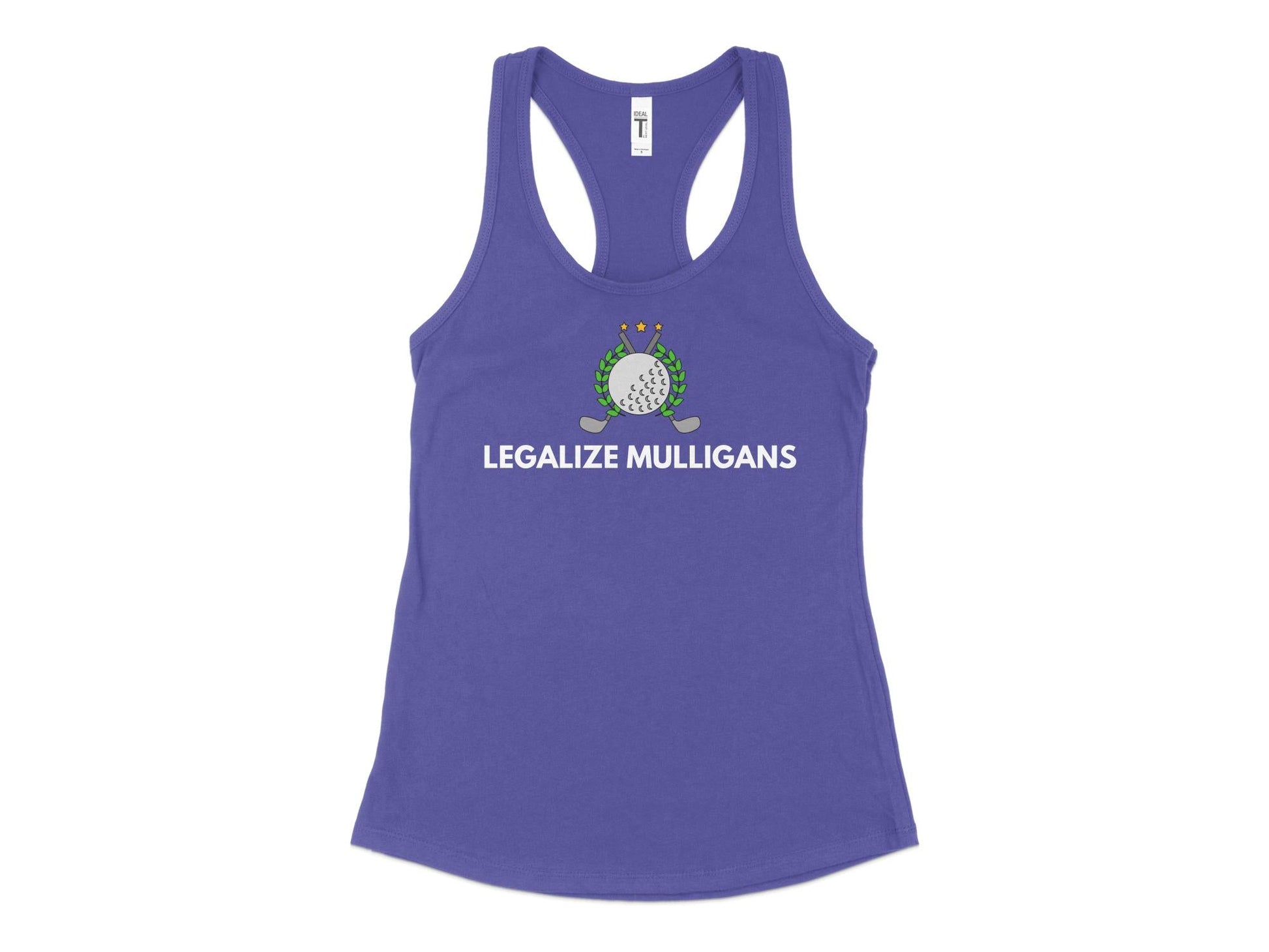 Funny Golfer Gifts  Womens Tank Top XS / Purple Rush Legalize Mulligans Golf Womans Tank Top