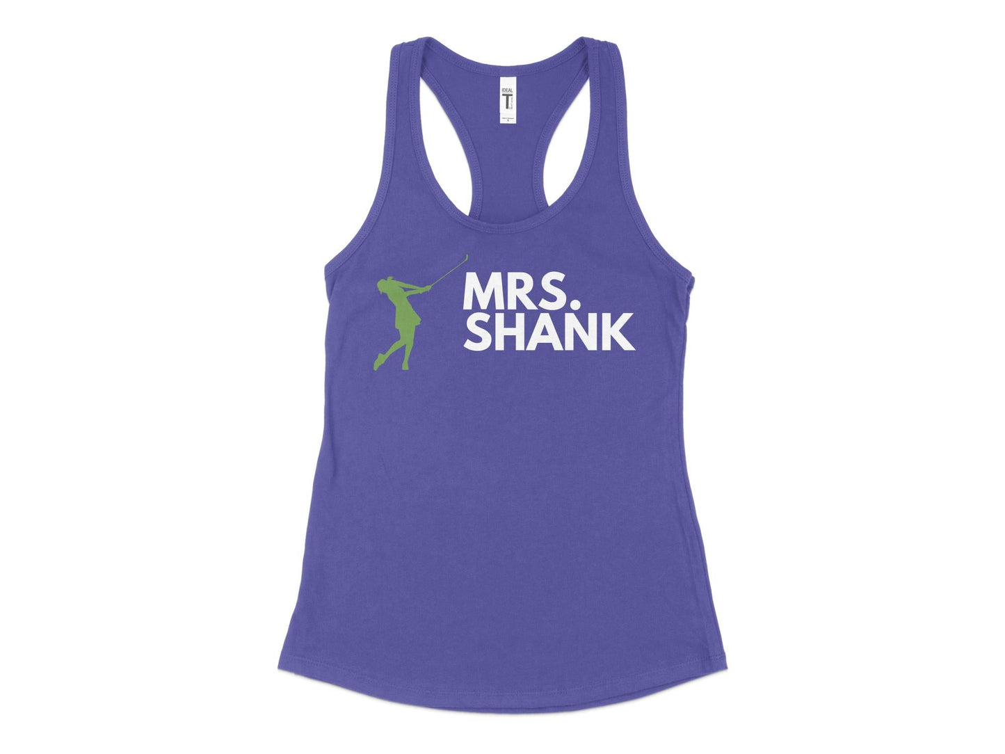 Funny Golfer Gifts  Womens Tank Top XS / Purple Rush Mrs Shank Golf Womans Tank Top