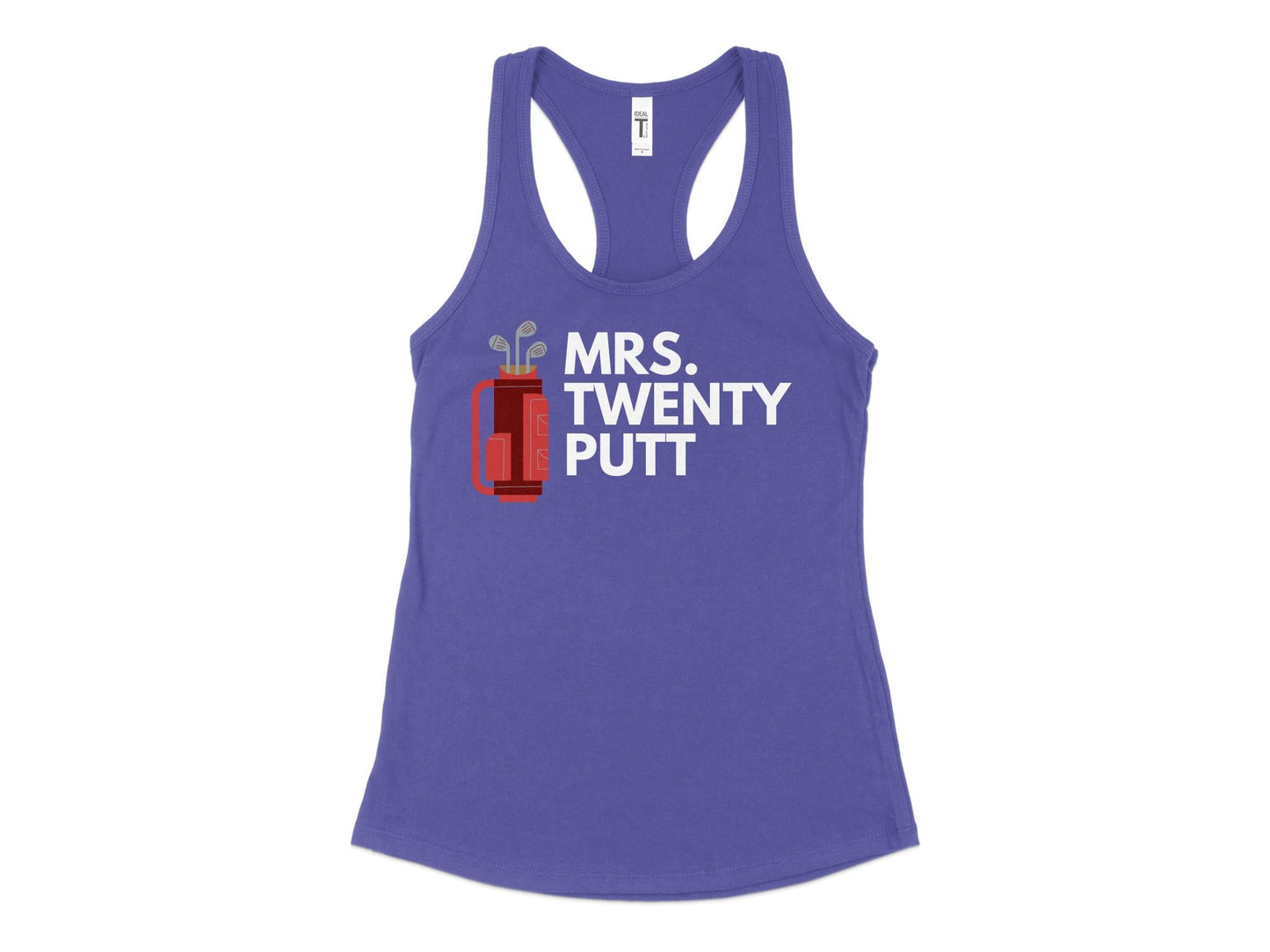 Funny Golfer Gifts  Womens Tank Top XS / Purple Rush Mrs Twenty Putt Golf Womans Tank Top