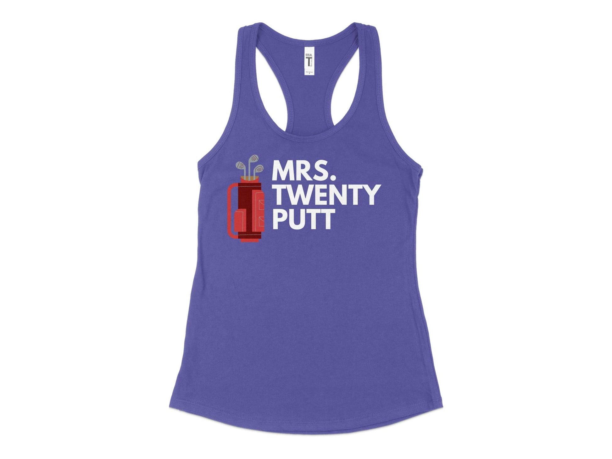Funny Golfer Gifts  Womens Tank Top XS / Purple Rush Mrs Twenty Putt Golf Womans Tank Top