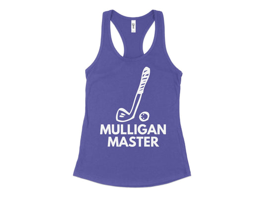 Funny Golfer Gifts  Womens Tank Top XS / Purple Rush Mulligan Master Golf Womans Tank Top