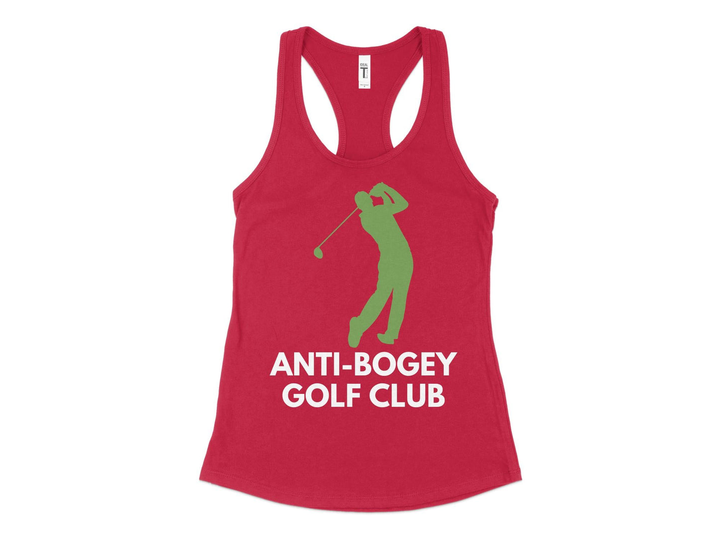 Funny Golfer Gifts  Womens Tank Top XS / Red Anti-Bogey Golf Club Golf Womans Tank Top