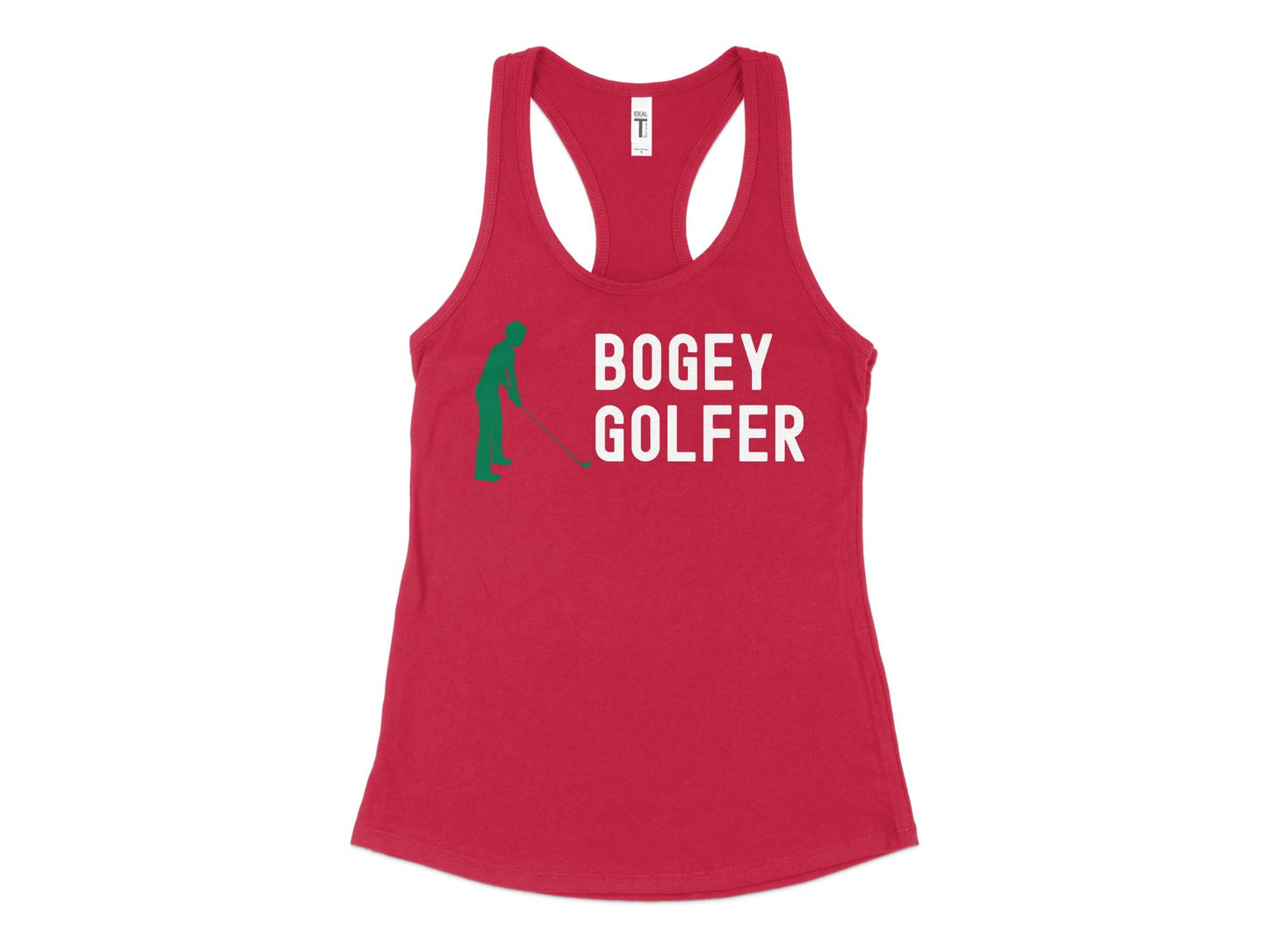 Funny Golfer Gifts  Womens Tank Top XS / Red Bogey Golfer Golf Womans Tank Top