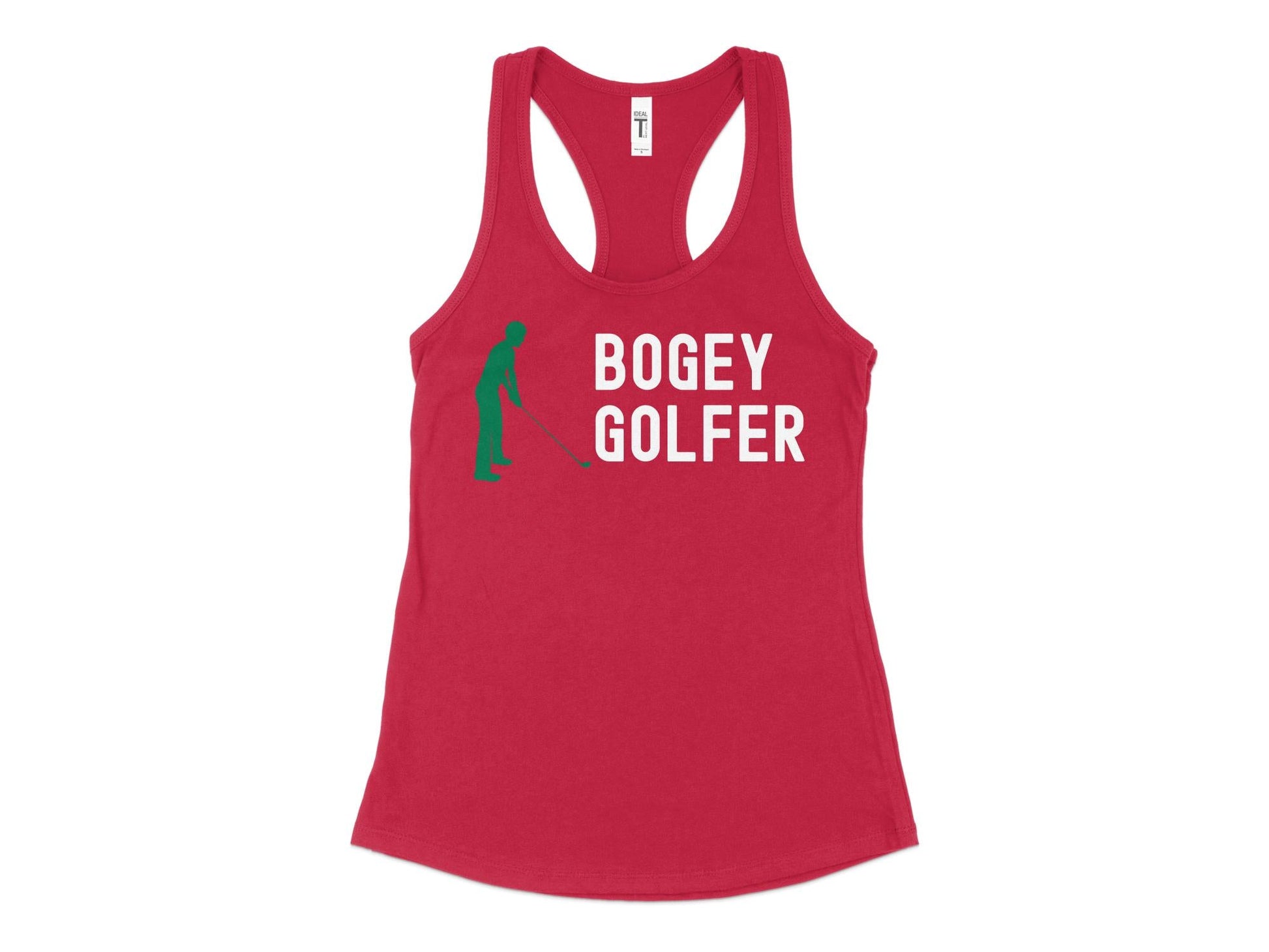 Funny Golfer Gifts  Womens Tank Top XS / Red Bogey Golfer Golf Womans Tank Top