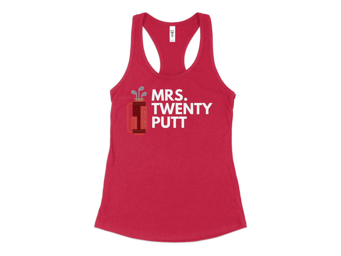 Funny Golfer Gifts  Womens Tank Top XS / Red Mrs Twenty Putt Golf Womans Tank Top