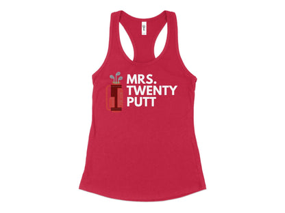 Funny Golfer Gifts  Womens Tank Top XS / Red Mrs Twenty Putt Golf Womans Tank Top