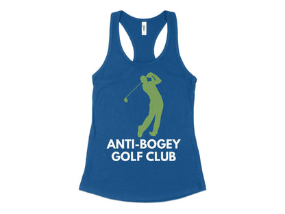 Funny Golfer Gifts  Womens Tank Top XS / Royal Anti-Bogey Golf Club Golf Womans Tank Top