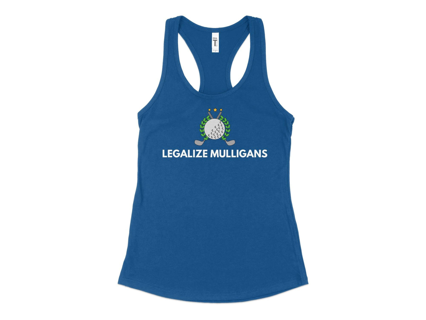 Funny Golfer Gifts  Womens Tank Top XS / Royal Legalize Mulligans Golf Womans Tank Top