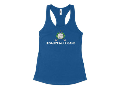 Funny Golfer Gifts  Womens Tank Top XS / Royal Legalize Mulligans Golf Womans Tank Top