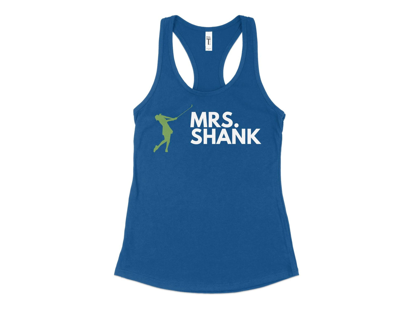 Funny Golfer Gifts  Womens Tank Top XS / Royal Mrs Shank Golf Womans Tank Top