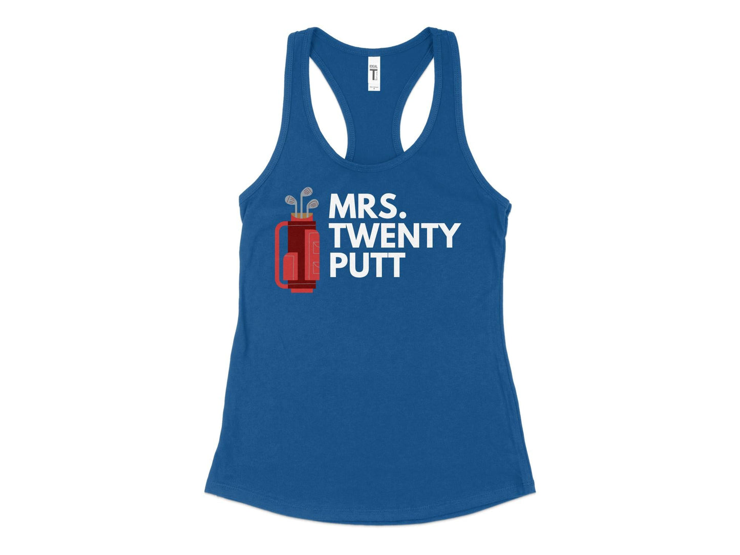 Funny Golfer Gifts  Womens Tank Top XS / Royal Mrs Twenty Putt Golf Womans Tank Top